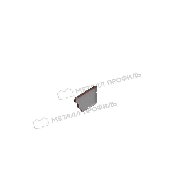 Заглушка желоба 120х86 левая (ПЭ-01-RR32-0.5) ― купить по умеренным ценам (95 ₽) в Белово.