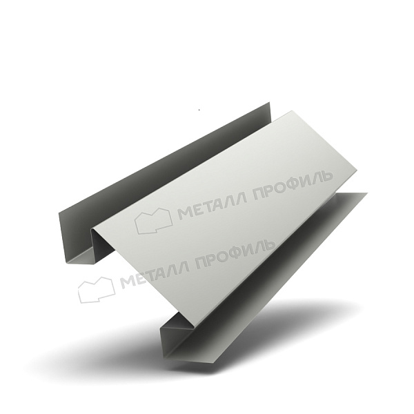 Планка угла внутреннего сложного 75х3000 (ПЭ-01-9002-0.5) ― приобрести по умеренным ценам в Компании Металл Профиль.